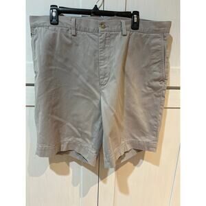 Polo Ralph Lauren Khaki Shorts Mens 38 Classic Fit 9” Inseam Casual Cotton